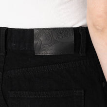 Load image into Gallery viewer, True Girl - Solid Black Selvedge Washed - Black by Naked &amp; Famous Denim
