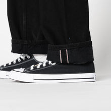 Load image into Gallery viewer, True Girl - Solid Black Selvedge Washed - Black by Naked &amp; Famous Denim
