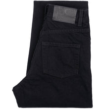 Load image into Gallery viewer, Super Girl - Solid Black Selvedge Washed - Black by Naked &amp; Famous Denim

