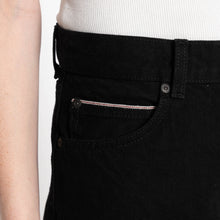 Load image into Gallery viewer, Super Girl - Solid Black Selvedge Washed - Black by Naked &amp; Famous Denim
