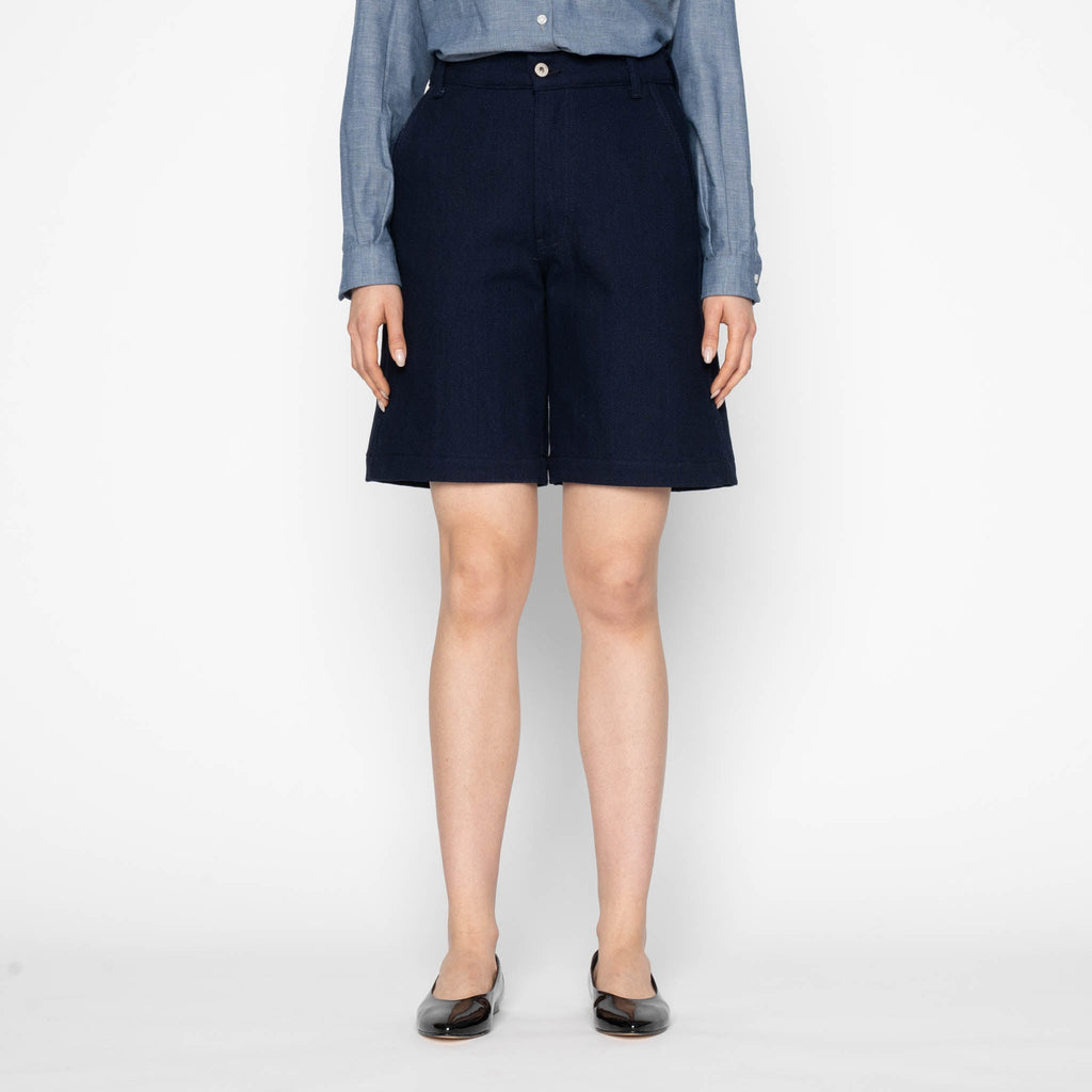Andie Shorts - Maekake Dobby - Indigo by Naked & Famous Denim
