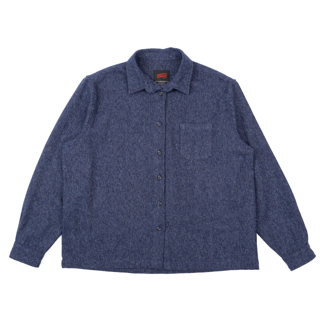 Judy Shirt - Herringbone Triple Twist - Forest by Naked & Famous Denim
