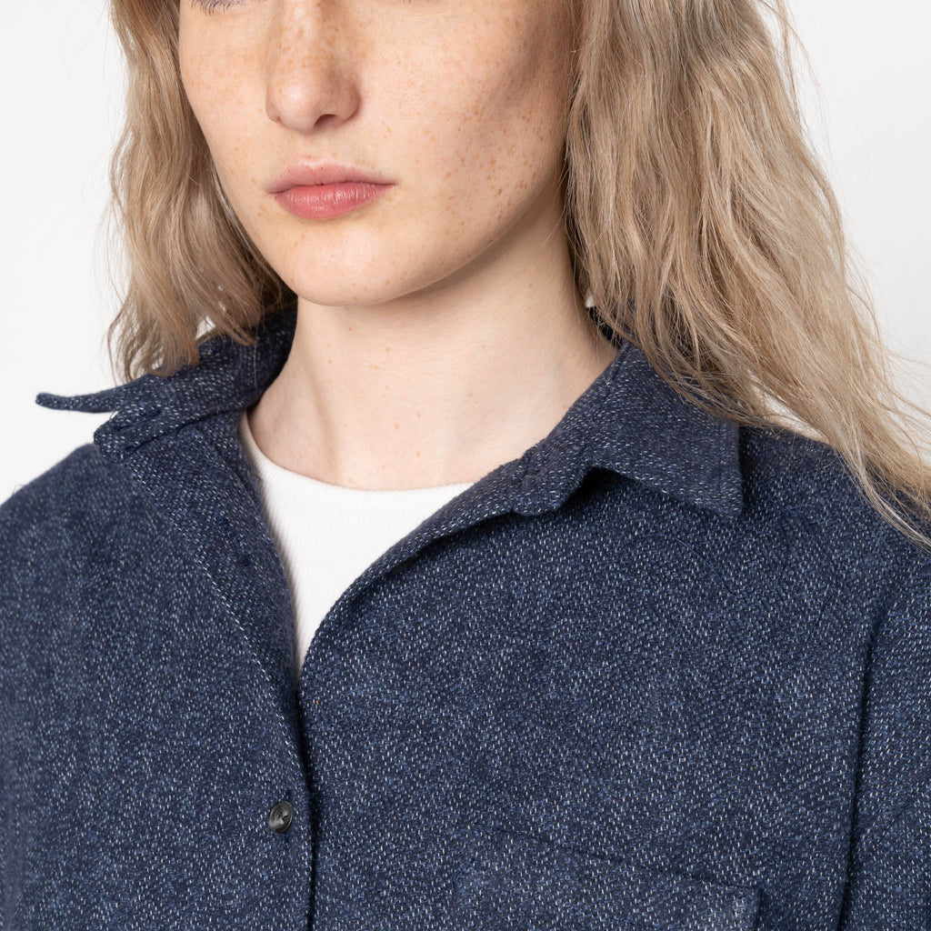 Judy Shirt - Herringbone Triple Twist - Forest by Naked & Famous Denim