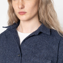 Load image into Gallery viewer, Judy Shirt - Herringbone Triple Twist - Forest by Naked &amp; Famous Denim
