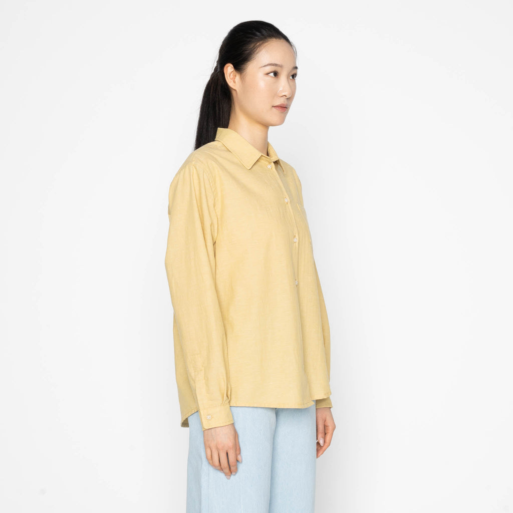Judy Shirt- Selvedge Chambray - Yellow by Naked & Famous Denim