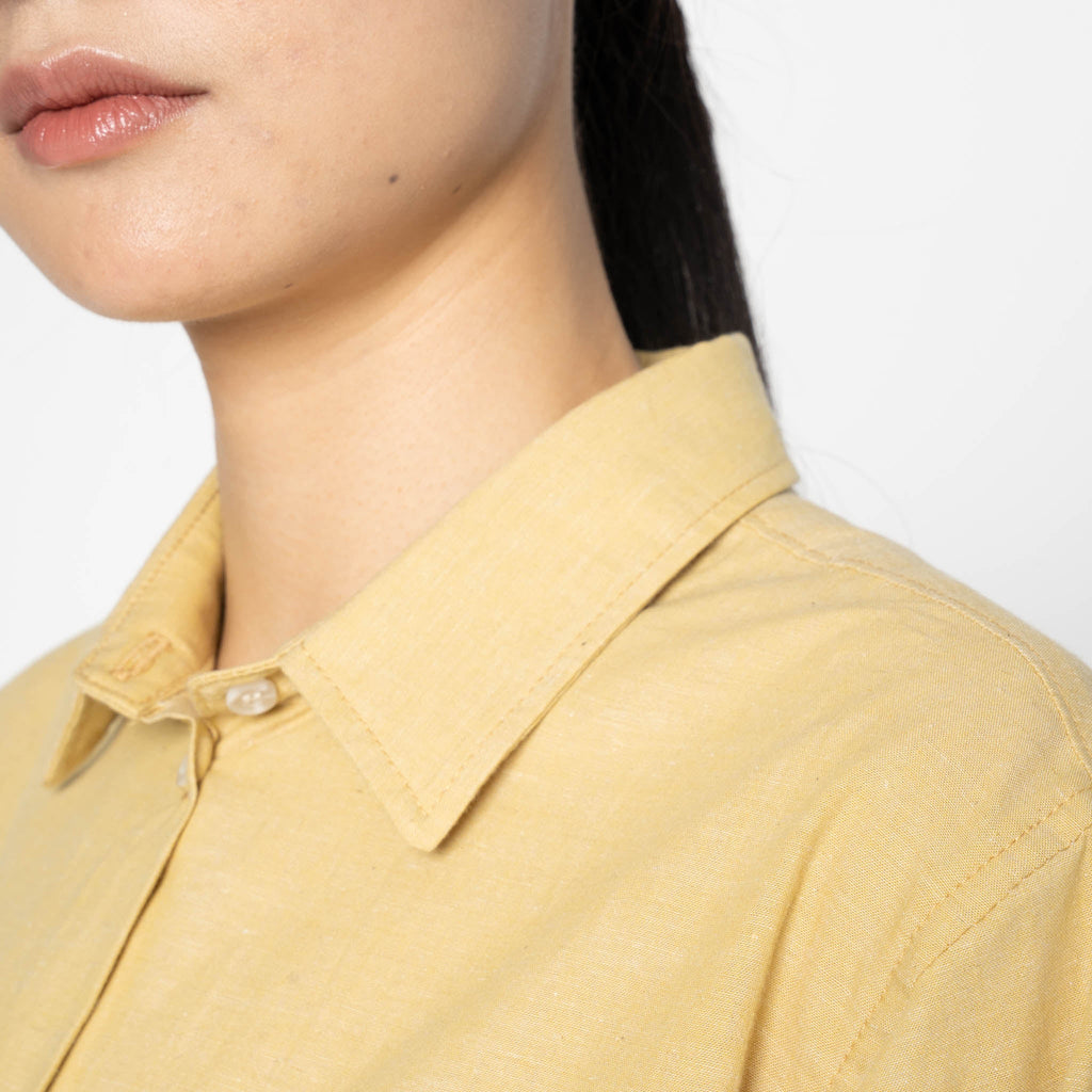 Judy Shirt- Selvedge Chambray - Yellow by Naked & Famous Denim
