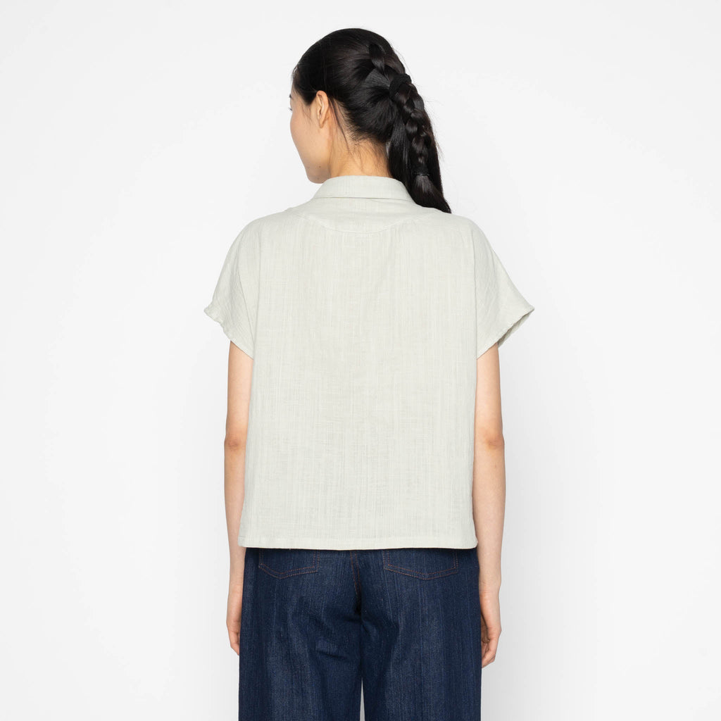 Billie Shirt - Double Weave Gauze - Mint by Naked & Famous Denim