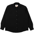 Judy Shirt - Linen Blend Denim - Black by Naked & Famous Denim