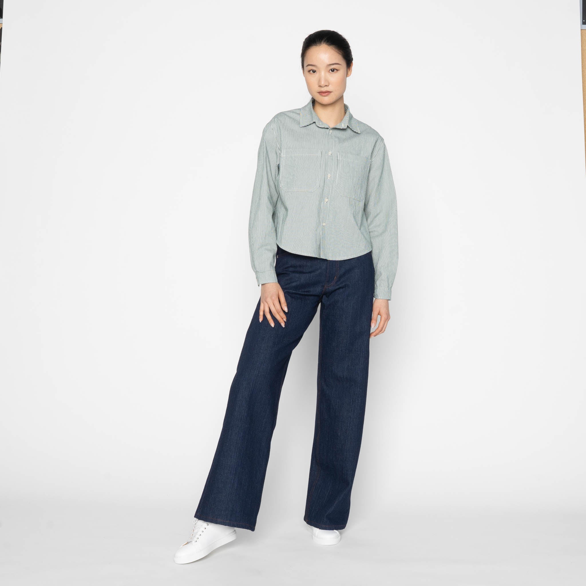 Wide Wild West - Vertical Slub Denim by Naked & Famous Denim