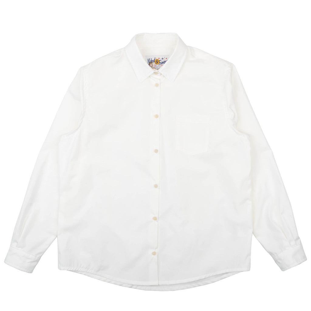 Judy Shirt - Pima Pique - White by Naked & Famous Denim