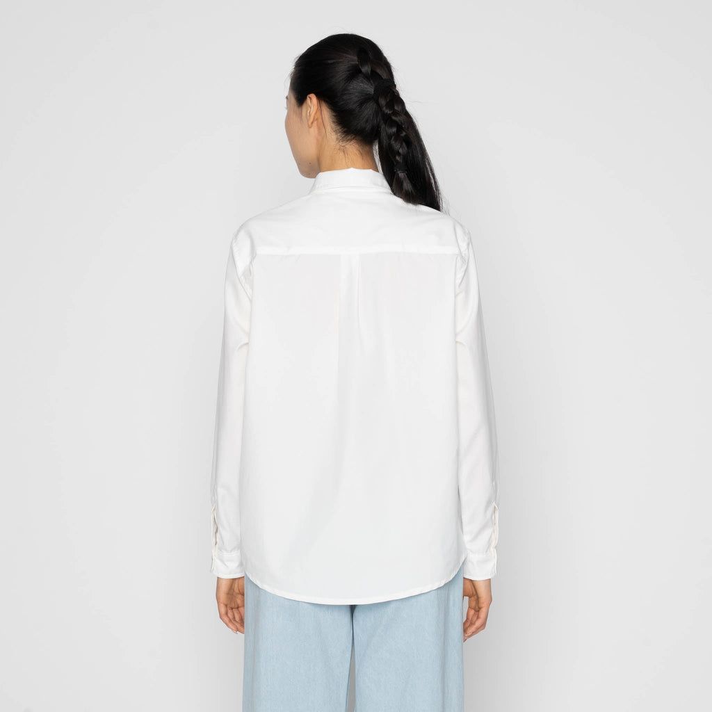 Judy Shirt - Pima Pique - White by Naked & Famous Denim