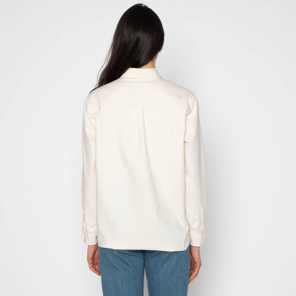 Judy Shirt - Natural Seed - Ecru by Naked & Famous Denim