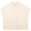 Billie Shirt - Double Weave Gauze - Bone by Naked & Famous Denim