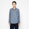 Judy - Chambray with Multicolor Neps - Blue by Naked & Famous Denim