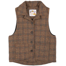 Load image into Gallery viewer, Quilted Vest - Triple Yarn Twist Brushed Tweed - Desert Sunset | Naked &amp; Famous Denim
