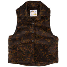 Load image into Gallery viewer, Vest - Paisley Corduroy - Brown | Naked &amp; Famous Denim
