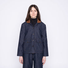 Load image into Gallery viewer, Balmoral Jacket - Slub Nep Rinsed - Indigo
