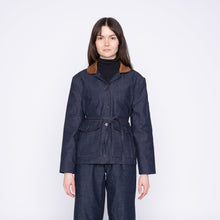 Load image into Gallery viewer, Balmoral Jacket - Slub Nep Rinsed - Indigo
