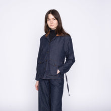 Load image into Gallery viewer, Balmoral Jacket - Slub Nep Rinsed - Indigo
