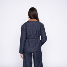 Load image into Gallery viewer, Balmoral Jacket - Slub Nep Rinsed - Indigo
