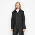 Gracie Jacket - Black Lightweight Denim - Black by Naked & Famous Denim