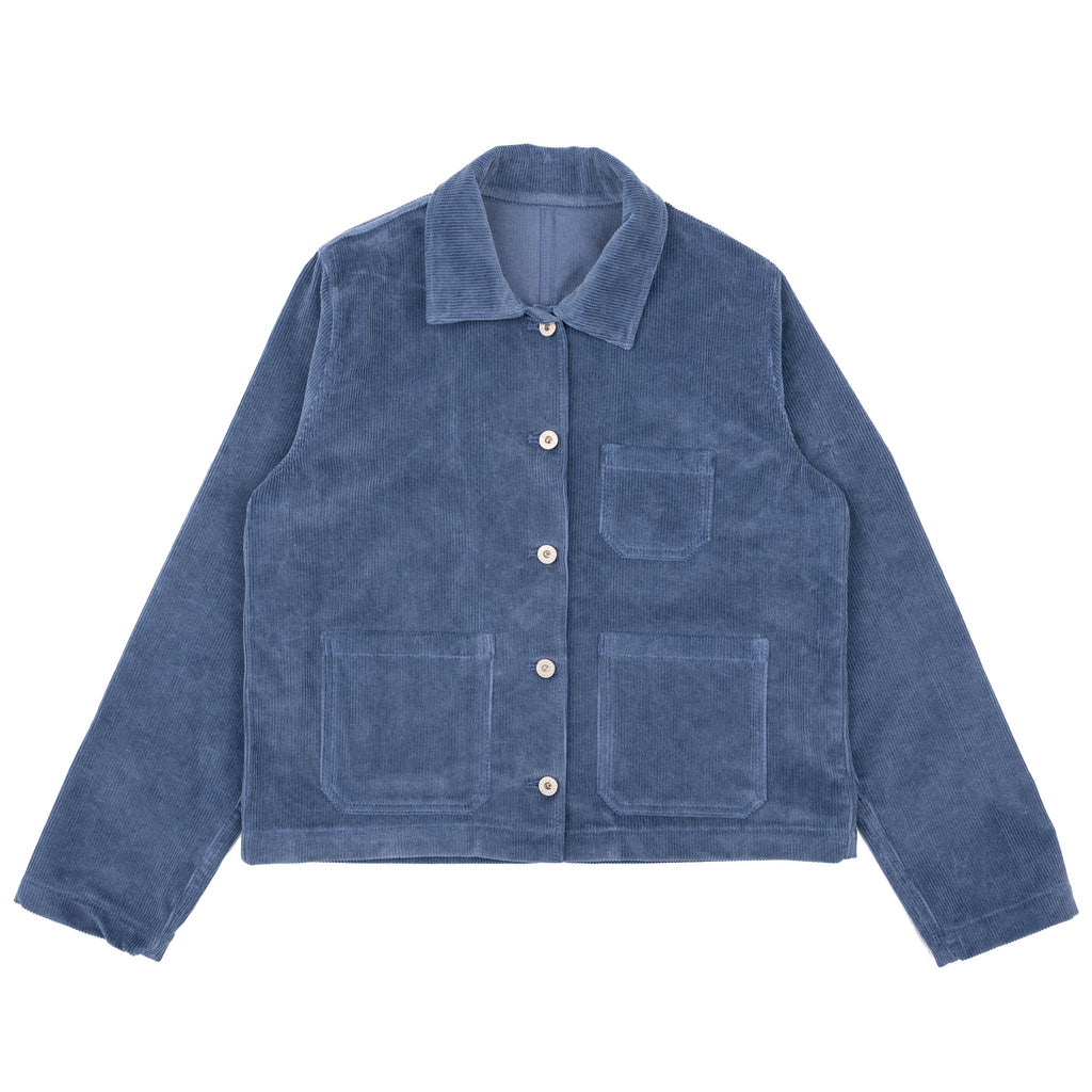 Gracie - Organic Faded Corduroy - Indigo by Naked & Famous Denim