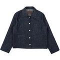 Gracie Jacket - Linen Blend Denim - Indigo by Naked & Famous Denim