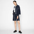 Andie Shorts - Linen Blend Denim - Indigo by Naked & Famous Denim