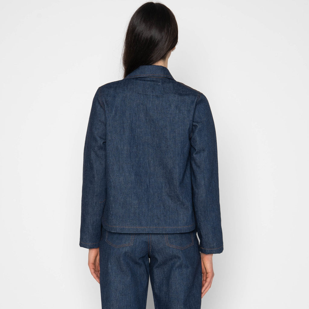 Gracie Jacket - Archive Blue - Indigo by Naked & Famous Denim