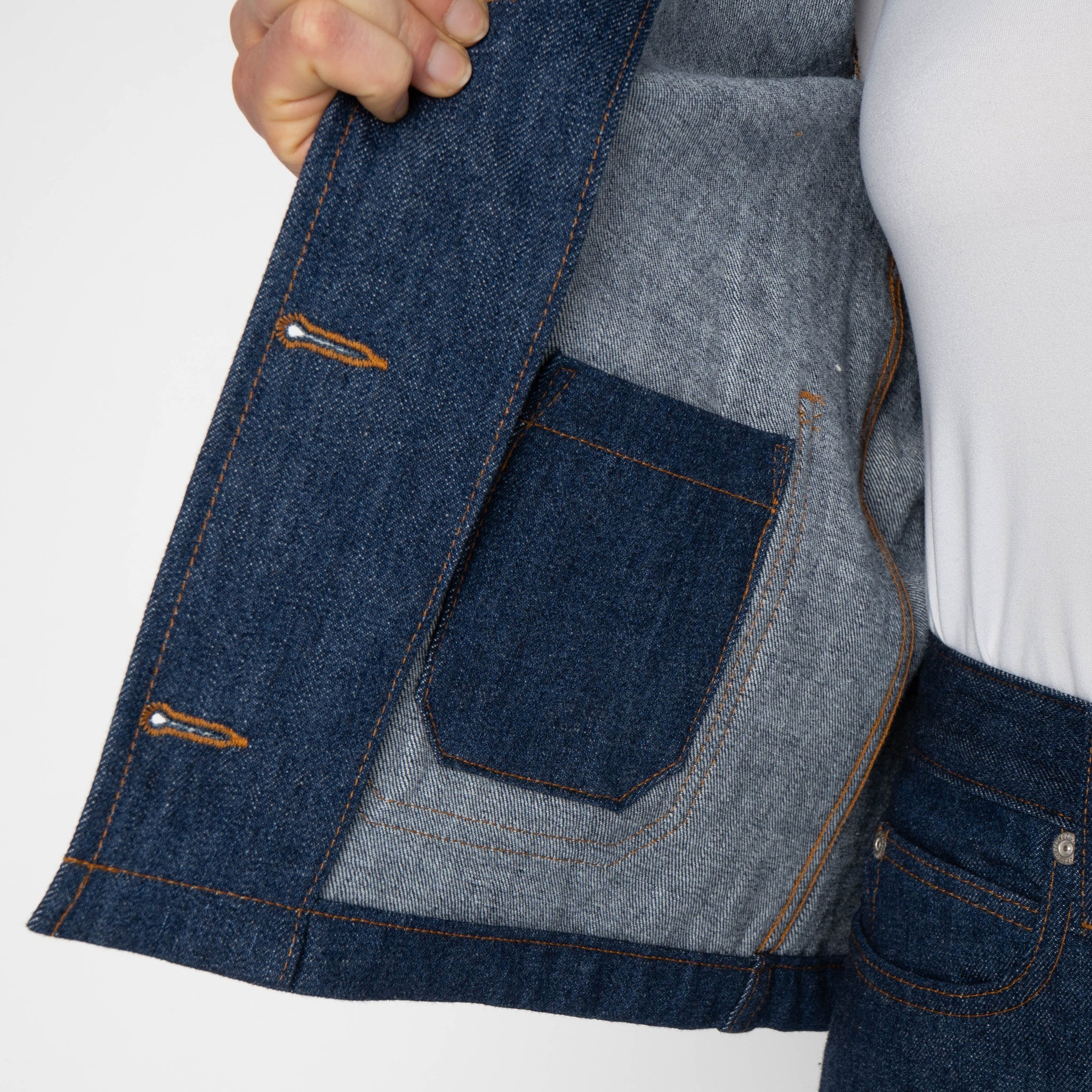 Gracie Jacket - Archive Blue - Indigo by Naked & Famous Denim