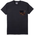 Pocket Tee - Black - Printed Autumn - Navy