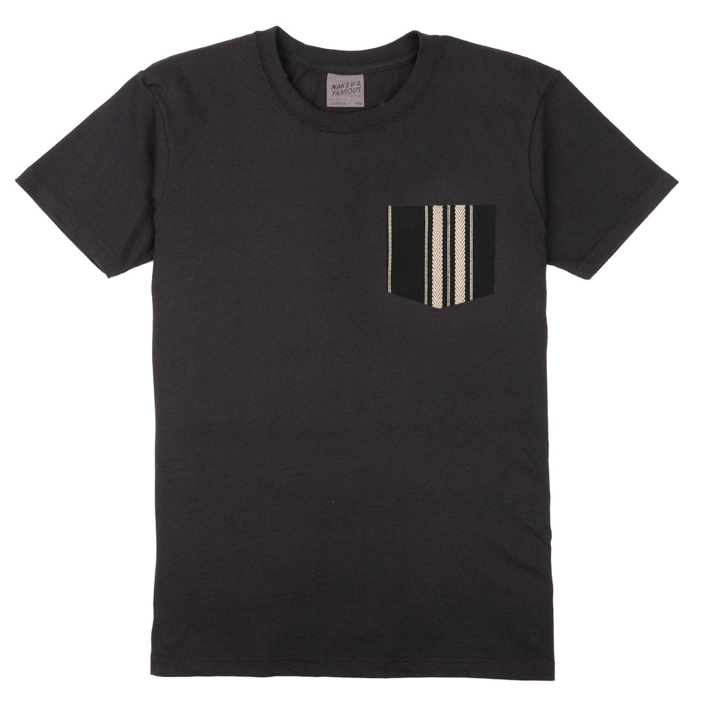 Pocket Tee - Black + Dobby Bands - Black by Naked & Famous Denim