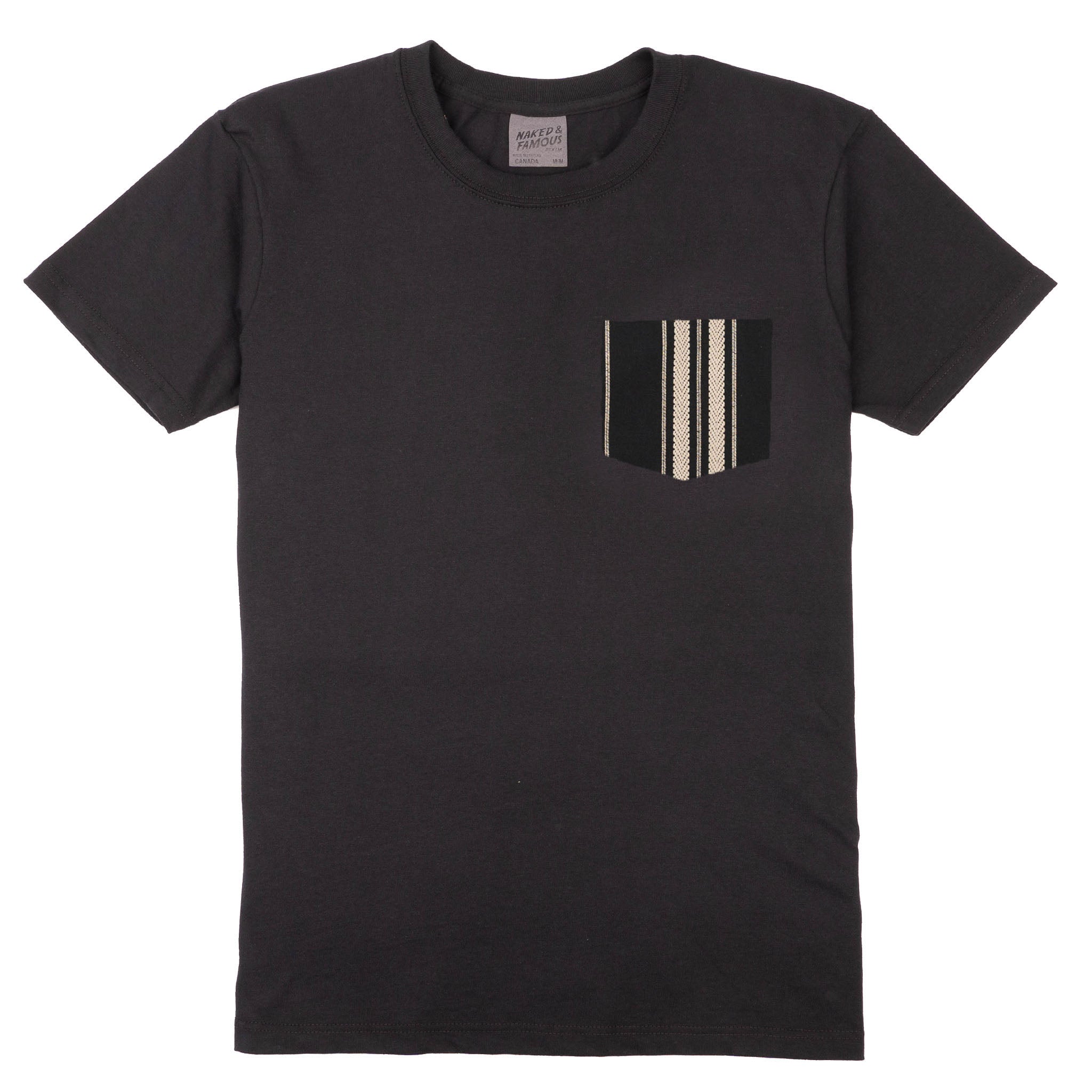 Pocket Tee - Black + Dobby Bands - Black by Naked & Famous Denim