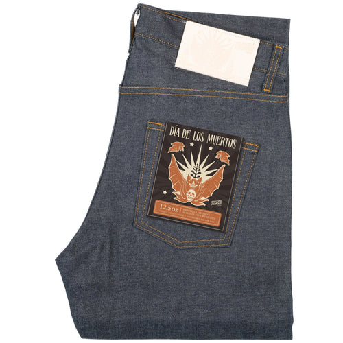 Easy Guy - Dia De Los Muertos Selvedge - Bat by Naked & Famous Denim
