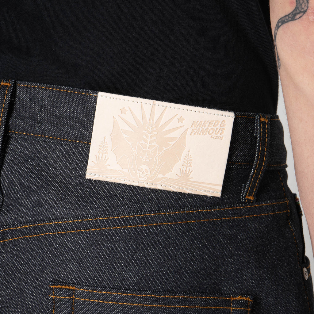 Easy Guy - Dia De Los Muertos Selvedge - Bat by Naked & Famous Denim