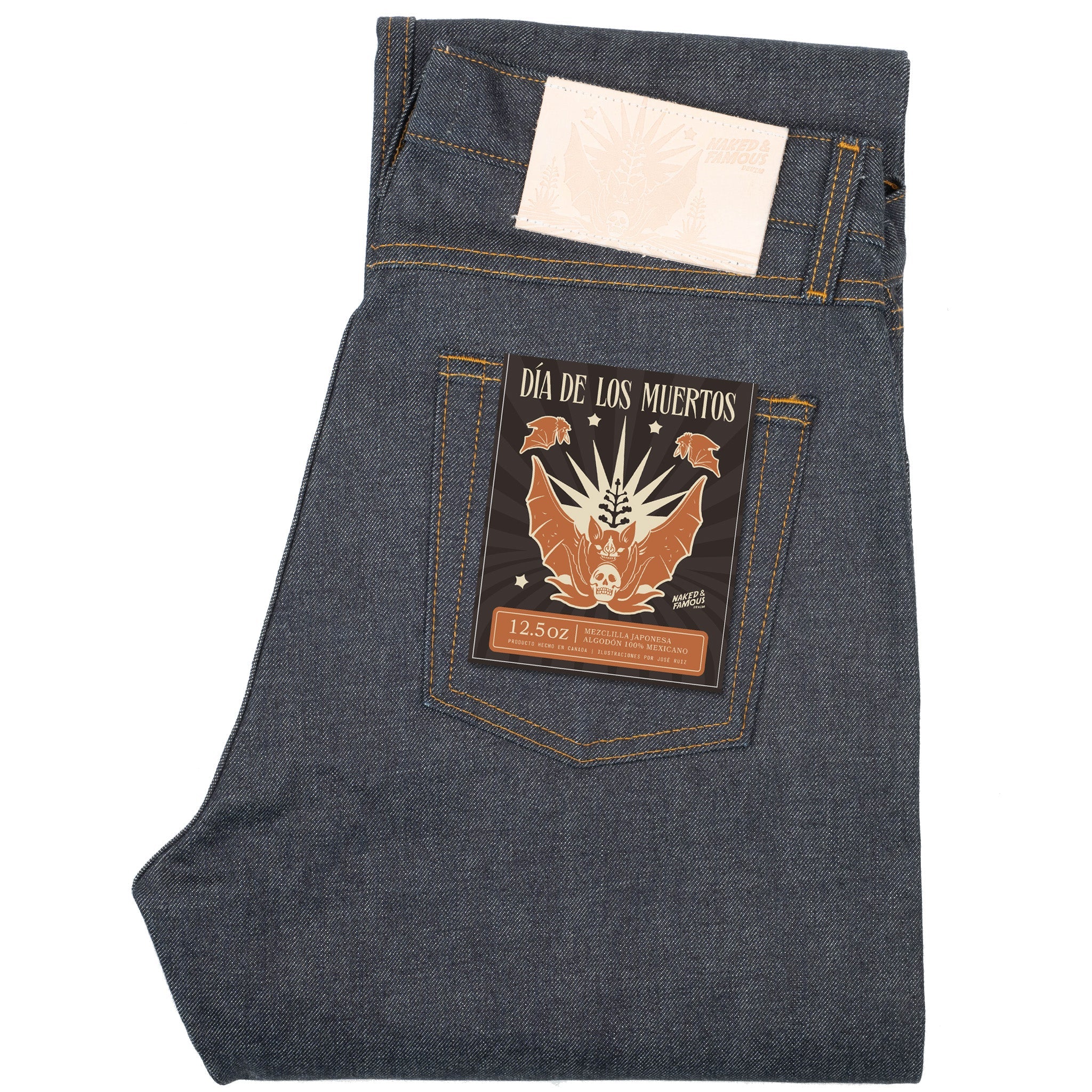 True Guy - Dia De Los Muertos Selvedge by Naked & Famous Denim