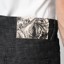 Load image into Gallery viewer, Super Guy - 1954 Godzilla - Black by Naked &amp; Famous Denim
