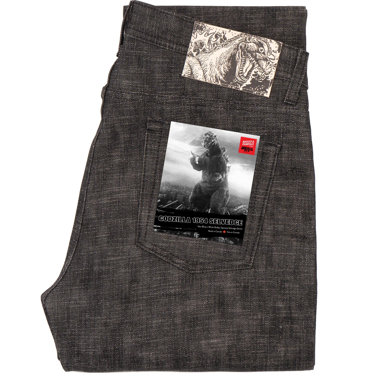 Weird Guy - 1954 Godzilla - Black by Naked & Famous Denim