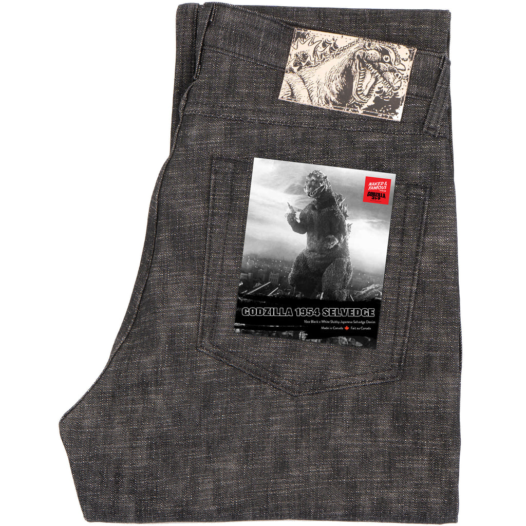 Easy Guy - 1954 Godzilla - Black by Naked & Famous Denim