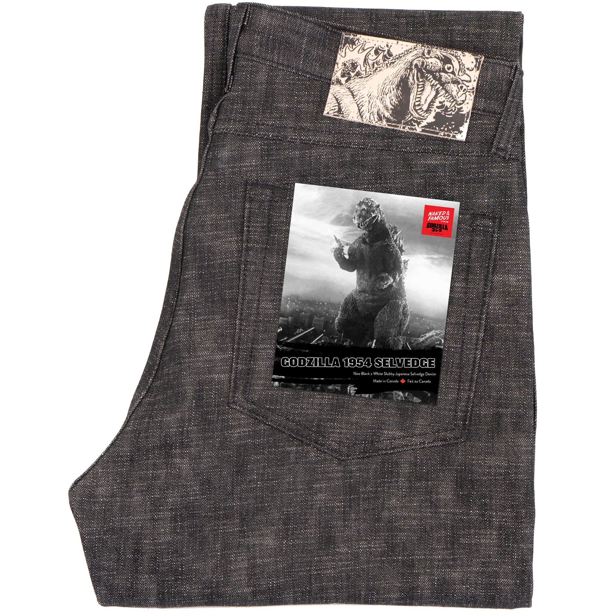 Easy Guy - 1954 Godzilla - Black by Naked & Famous Denim