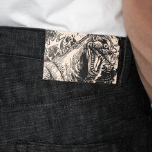 Load image into Gallery viewer, Easy Guy - 1954 Godzilla - Black by Naked &amp; Famous Denim
