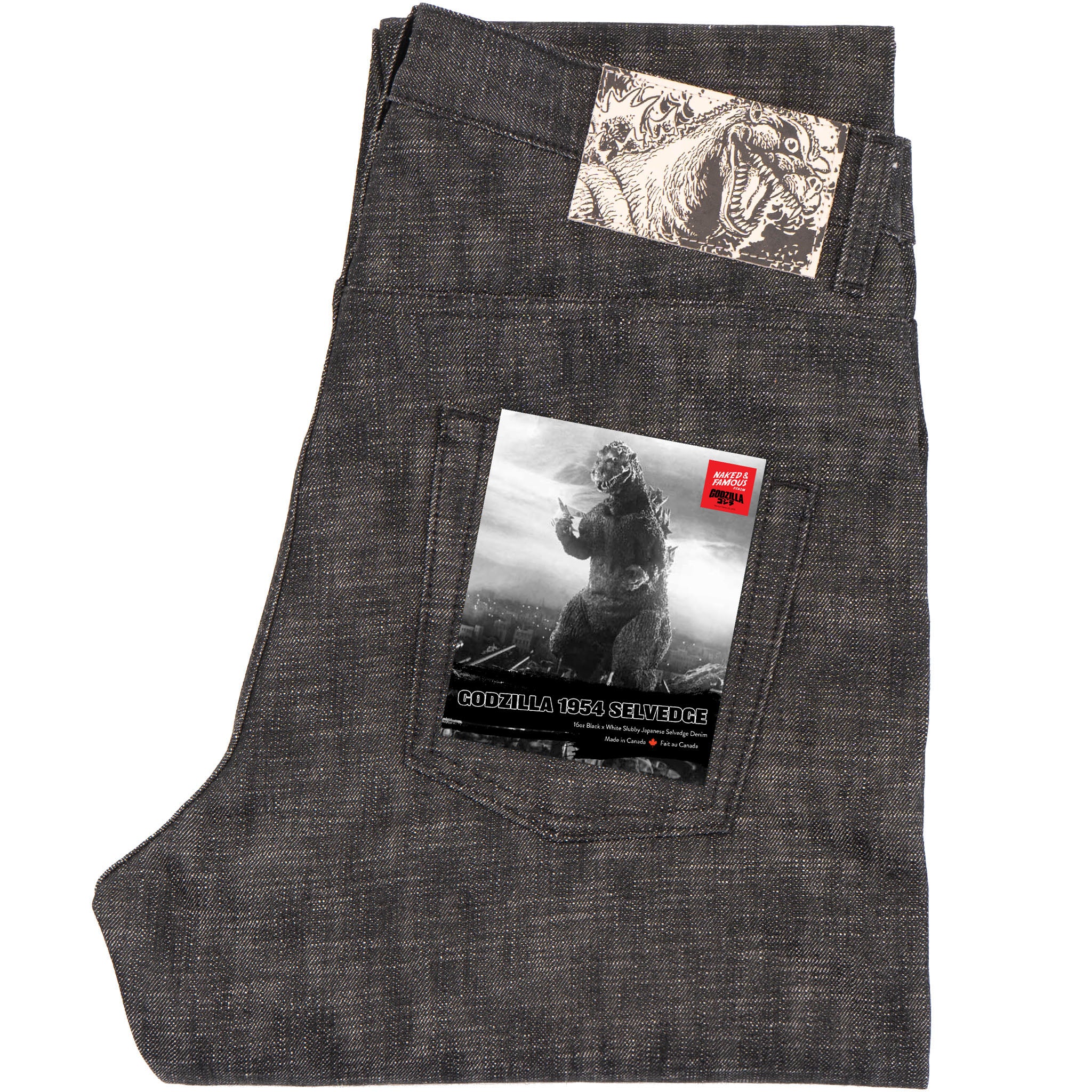 True  Guy - 1954 Godzilla - Black by Naked & Famous Denim