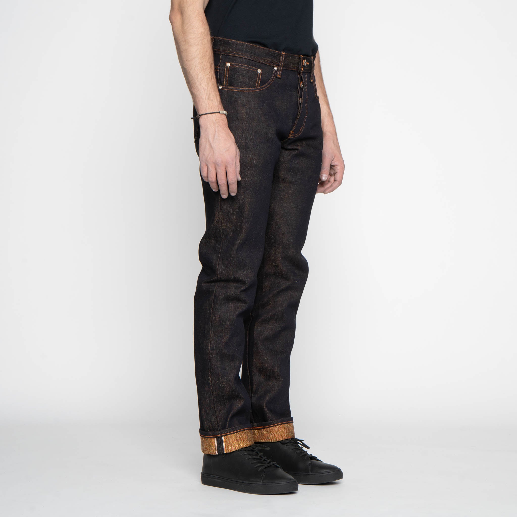 Weird Guy - Burning Godzilla - Indigo – Naked & Famous Denim NYC