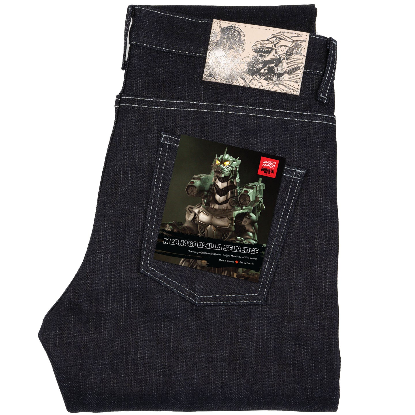 Super Guy - Mechagodzilla Selvedge by Naked & Famous Denim