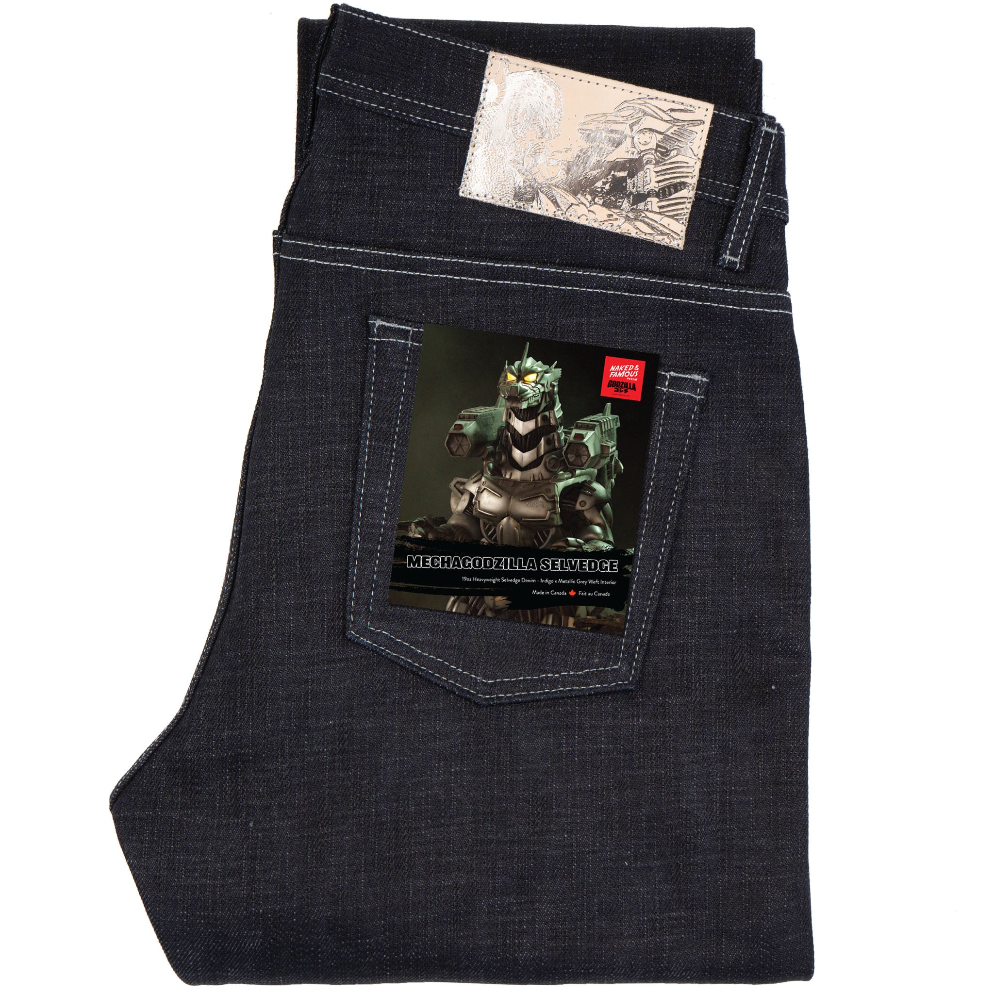 Weird Guy - Mechagodzilla - Indigo by Naked & Famous Denim