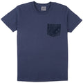 Pocket Tee - Navy - Brushed Hankercheif - Indigo by Naked & Famous Denim