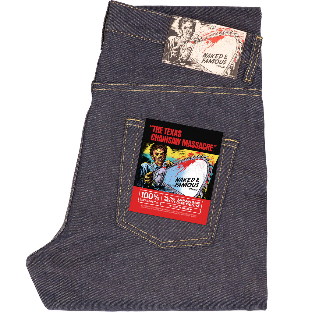 Easy Guy - Texas Chainsaw Massacre "Leatherface" Selvedge - Indigo by Naked & Famous Denim