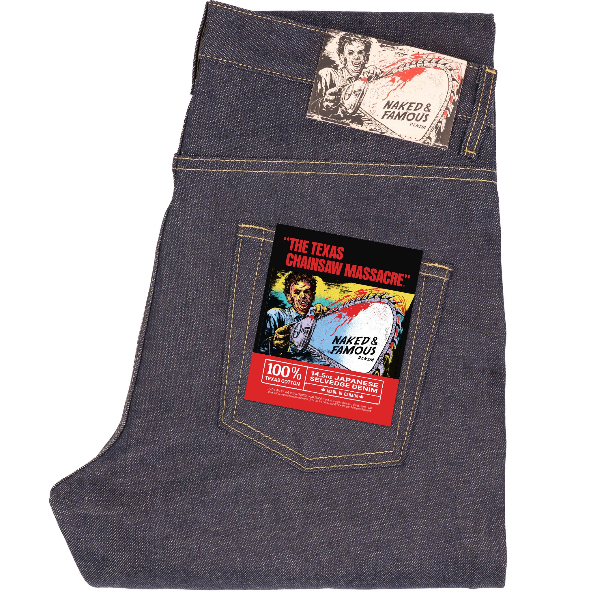 Easy Guy - Texas Chainsaw Massacre "Leatherface" Selvedge - Indigo by Naked & Famous Denim