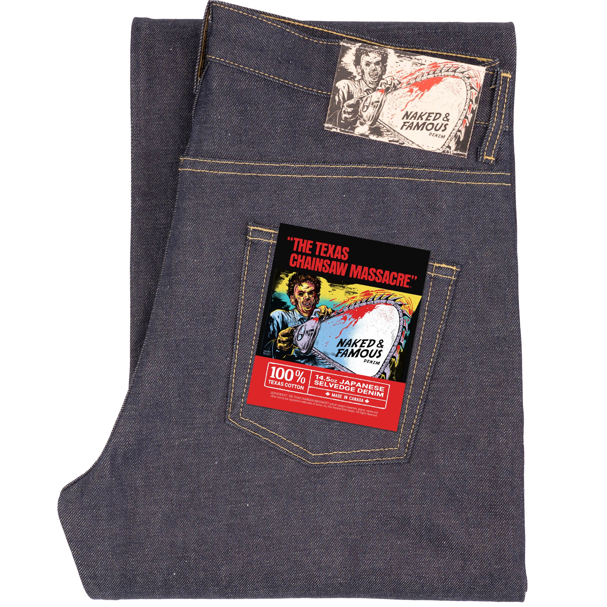 Strong Guy - Texas Chainsaw Massacre "Leatherface" Selvedge - Indigo by Naked & Famous Denim