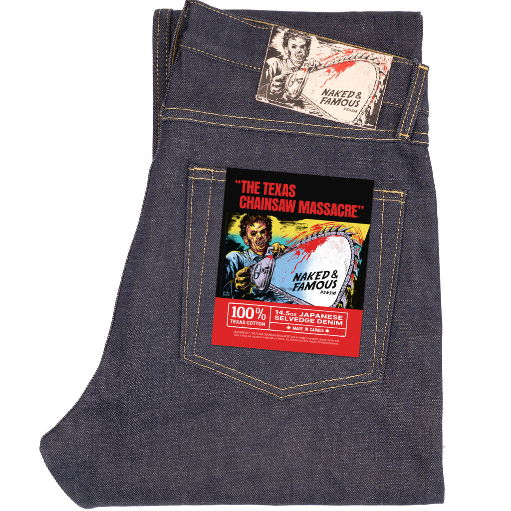 True Guy - Texas Chainsaw Massacre "Leatherface" Selvedge - Indigo by Naked & Famous Denim